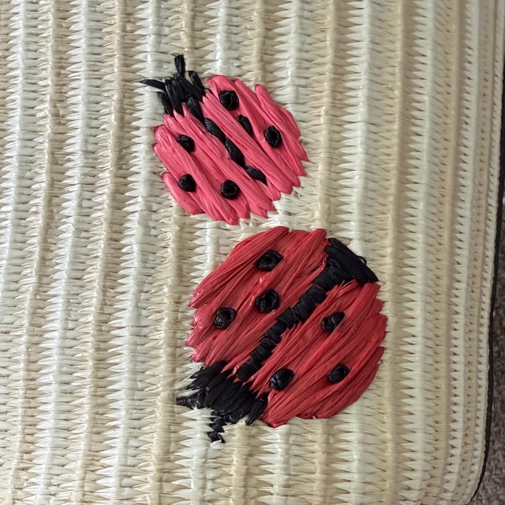 NWOT Kate Spade Beige and Red Ladybug Mini Bag - Picture 3 of 10